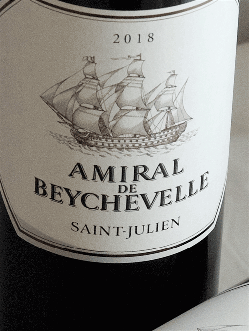 Amiral de Beychevelle ( 2. vin Château Beychevelle Grand Cru Classé)  Saint Julien 2018