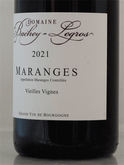 Domaine Bachey Legros / Maranges (Bourgogne Rouge) 2021