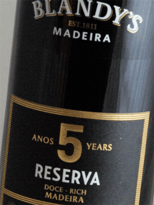 Blandys 5 years RESERVA Madeira 50 cl. 
