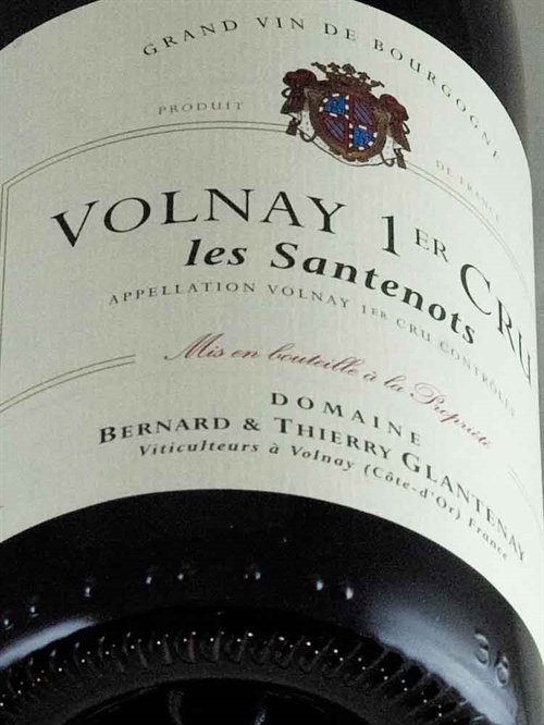 Domaine Glantenay  / Volnay "Les Santenots" 1er Cru 2015