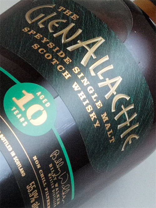 Glen Allachie 10 års Speyside Single Malt Whisky Whisky 55,9%, 70 cl. 