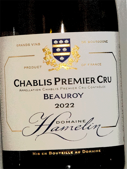 Domaine Hamelin / Chablis 1er Cru "Beauroy"  2022