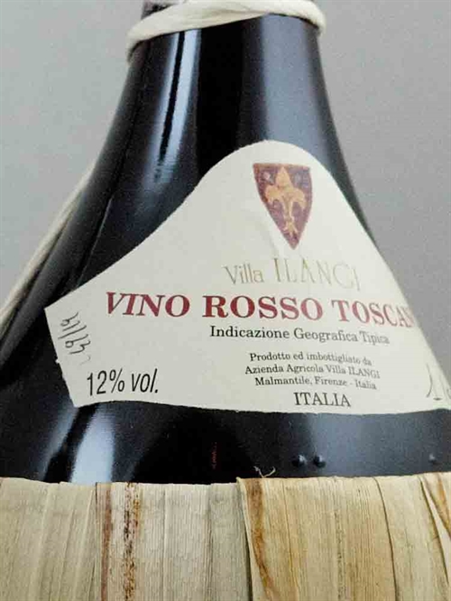 Villa ILANGI / Vino Rosso Toscana "Bastflaske" 100 cl. 