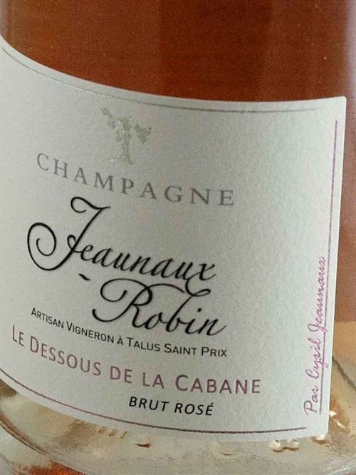 Domaine Jeaunaux-Robin / Champagne "Le Dessous de la Cabane" Rosé Brut