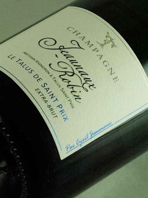 Domaine Jeaunaux-Robin / Champagne "Le Talus de Saint Prix" Extra Brut