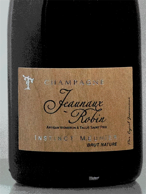 Domaine Jeaunaux-Robin /  Instinct Meunier Blanc de Noirs  Champagne Brut Nature