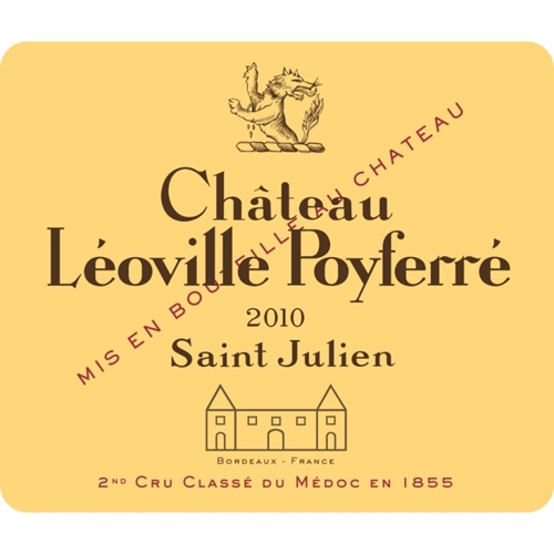 Château Léoville Poyferré / Saint-Julien 2. Cru Classé 2010