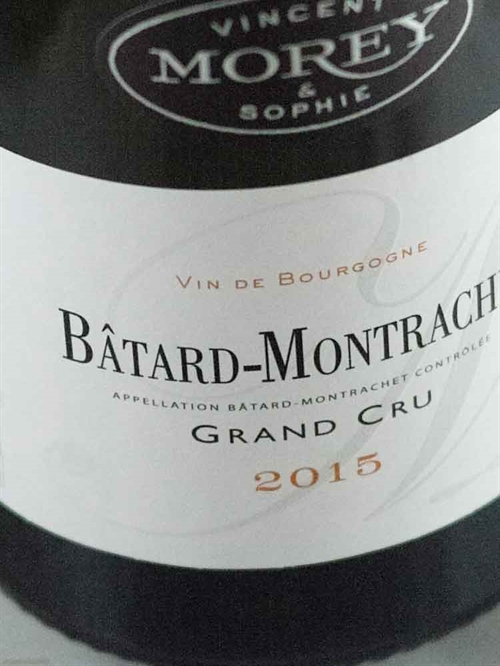 Vincent & Sophie Morey / Bâtard-Montrachet Grand Cru 2015