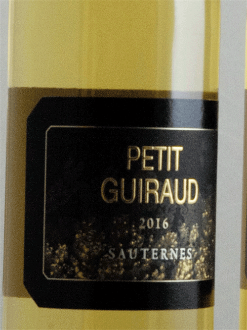 Petit Guiraud  Sauternes  2016 37,5 cl.