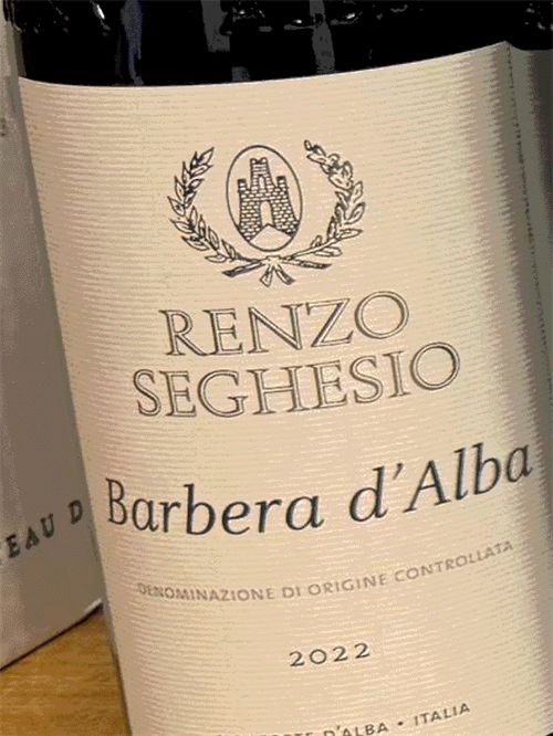 Renzo Seghesio / Barbera d'Alba 2022