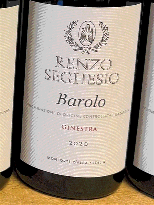 Renzo Seghesio / Barolo Ginestra 2020