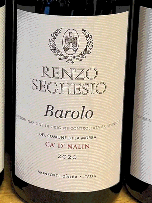 Renzo Seghesio / Barolo "Ca 'd' Nalin La Morra 2020