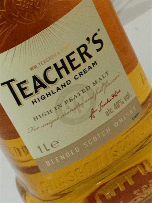 Teacher's Highland Cream Scotch Whisky, 40% Liter 