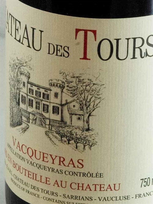 Château des Tours / Vacqueyras Reserve 2012