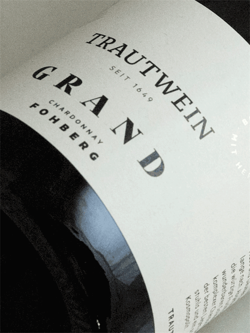 Weingut Trautwein /   GRAND " Fohberg" Chardonnay  / Baden 2020