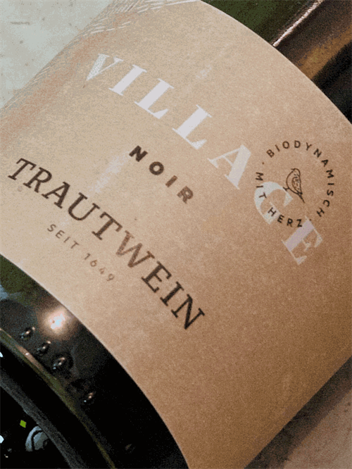 Weingut Trautwein / Village NOIR (Pinot Noir) Kaiserstuhl Baden 2020